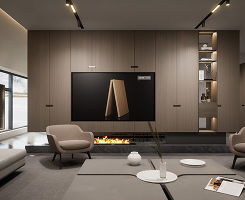Light luxury style (light wave grey oak)