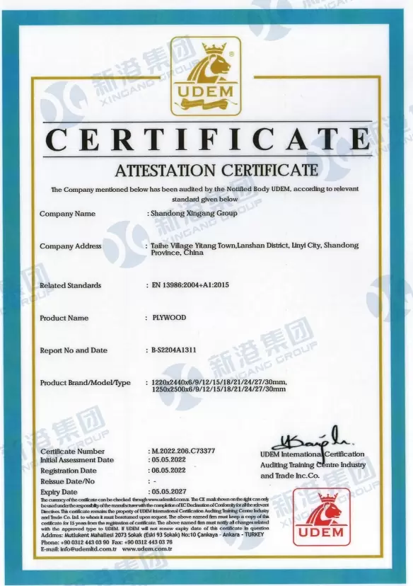 Authentication certificate