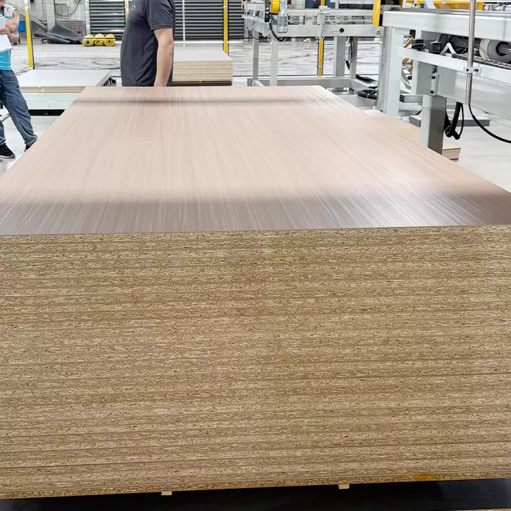 particle board production